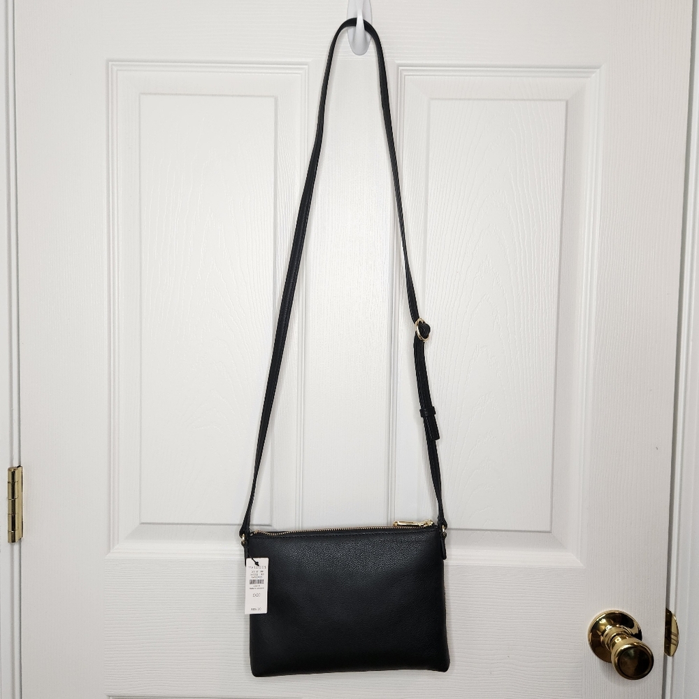Talbots Calf Hair Cheetah Animal Print Crossbody NWT - Picture 4 of 13
